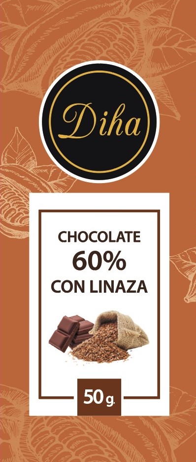 Chocolate 60% con linaza