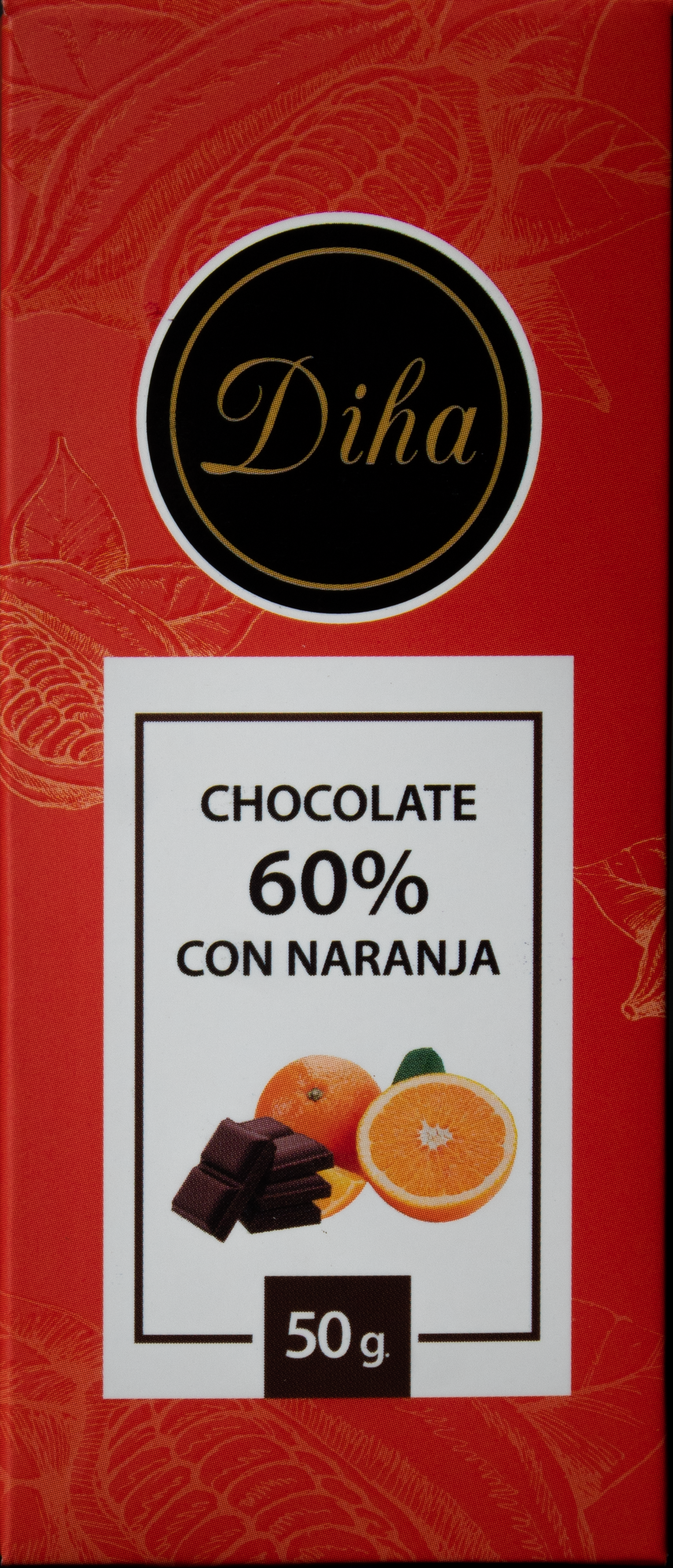Chocolate 60% con café