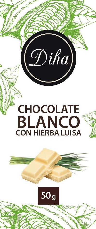 Chocolate blanco con aguaymanto y cancha