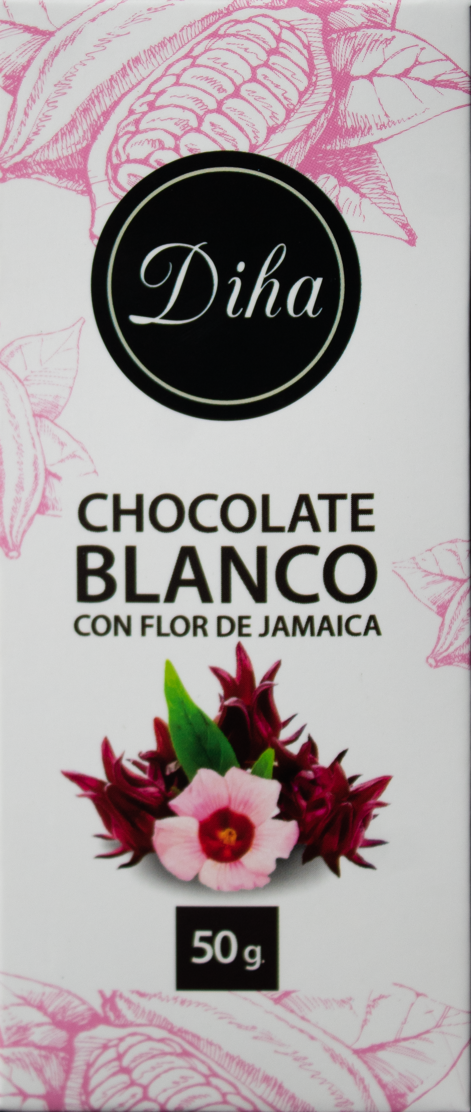 Chocolate blanco con aguaymanto y cancha