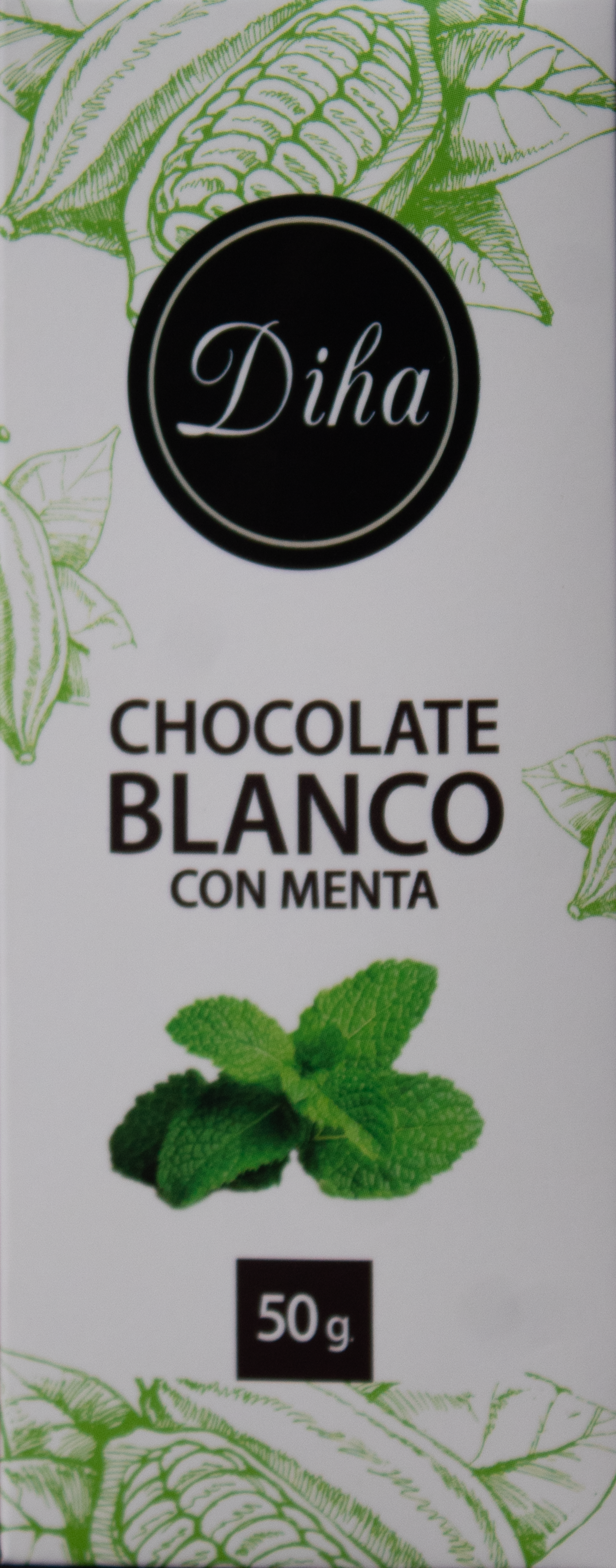 Chocolate blanco con aguaymanto y cancha