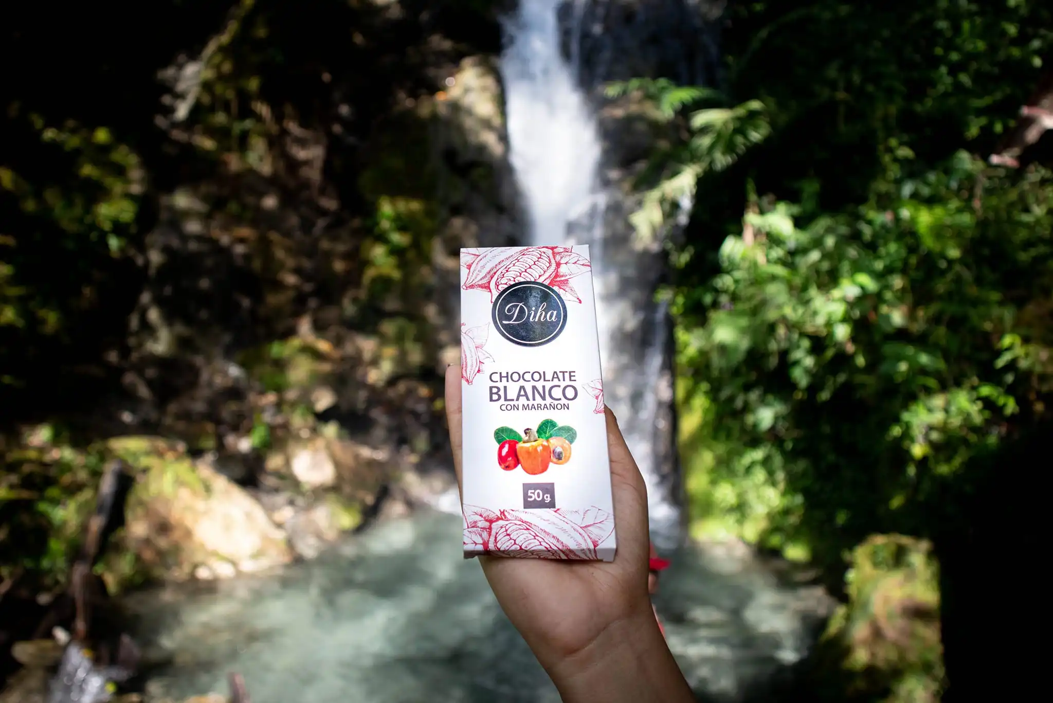 Barra de chocolate terminada